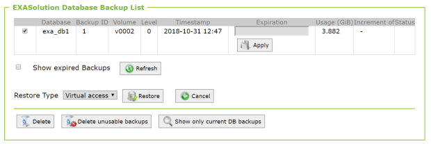 Virtual Access Restore